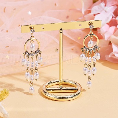Shell Pearl Chandelier Earrings JE964A-1