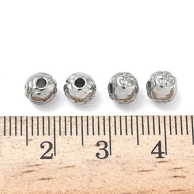 304 Stainless Steel Beads STAS-D204-46P-1