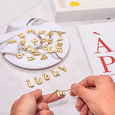 10Pcs Rack Plating Brass Pendants KK-SZ0002-55G-H-1