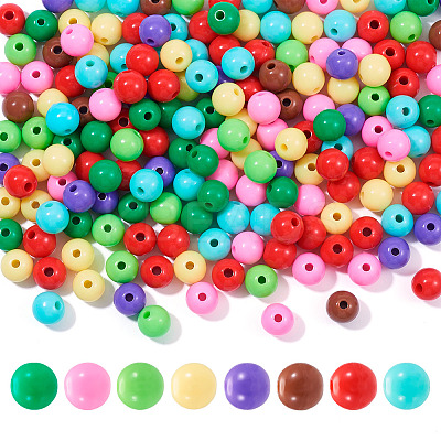 50G Opaque Acrylic Beads MACR-TA0001-83-1