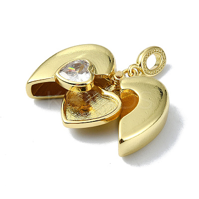 Rack Plating Real 18K Gold Plated Brass Pendants KK-B084-04G-01-1