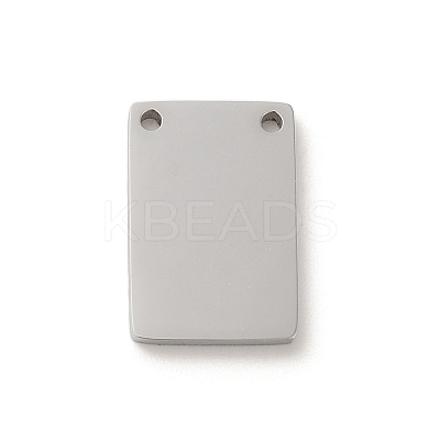 Non-Tarnish 304 Stainless Steel Mirror Polished Finish Stamping Blank Tag Charms STAS-K270-37P-1