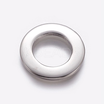 Non-Tarnish 304 Stainless Steel Linking Rings X-STAS-P234-52P-1