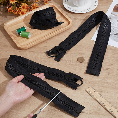 3Pcs Polyester Zippers for Garment Accessories DIY-BC0015-73B-1