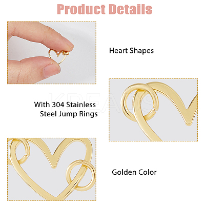 20Pcs Brass Pendants PALLOY-HS00023-1