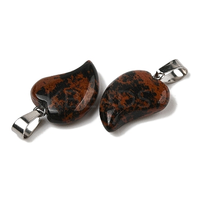Natural & Synthetic Mixed Gemstone Pendants G-B127-11P-1