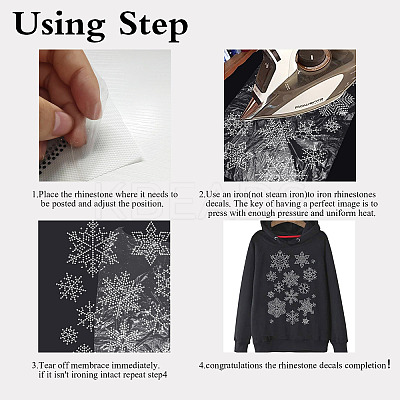 Hummingbird & Flower Glass Hotfix Rhinestone DIY-WH0303-012-1