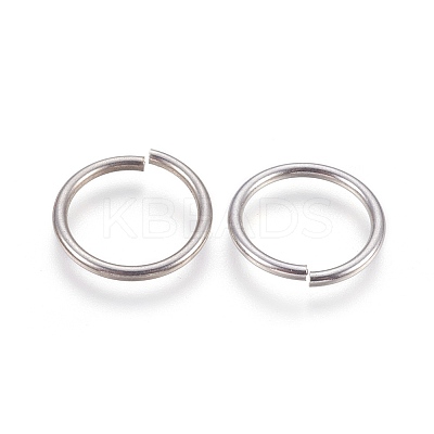 Tarnish Resistant 304 Stainless Steel Saw Cut Open Jump Rings STAS-P212-25P-06-1