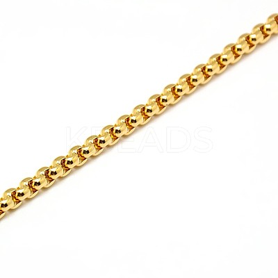 304 Stainless Steel Venetian Chain Box Chain Necklace Making STAS-A028-N031-A-1