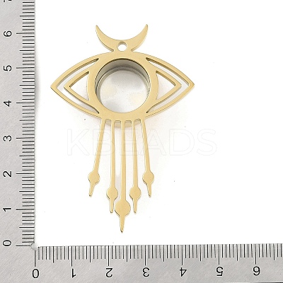 Ion Plating(IP) 304 Stainless Stee Locket Big Pendants STAS-S132-12G-02-1