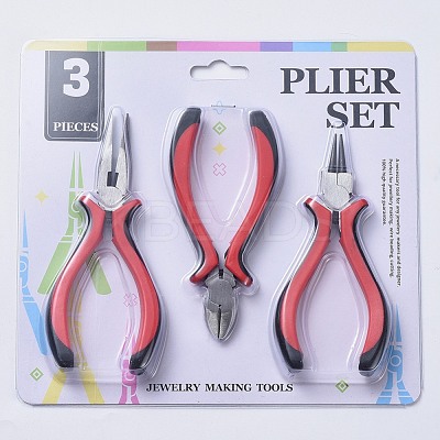 Iron Jewelry Tool Sets: Round Nose Pliers PT-R009-03-1