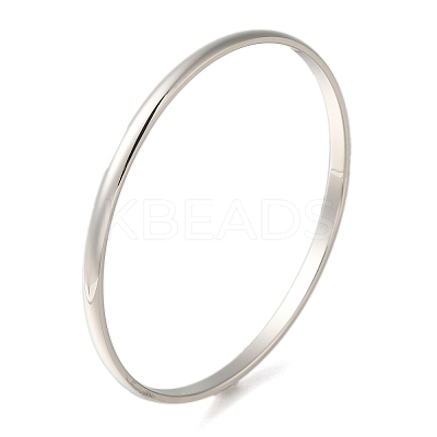 Non-Tarnish 304 Stainless Steel Plain Bangles BJEW-L664-024E-P-01-1