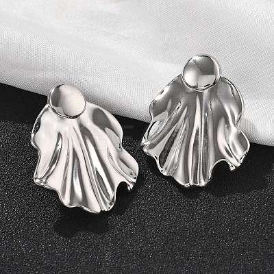 304 Stainless Steel Studs Earrings for Women LS-EJEW-K306-25P-1