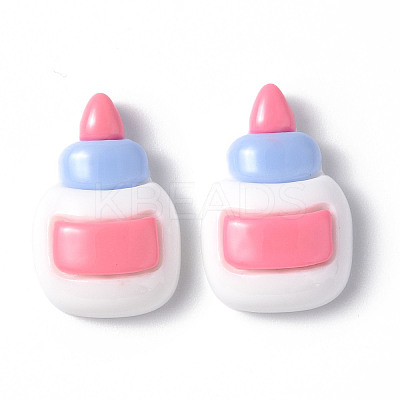 Opaque Resin Cabochons LS-CRES-P023-05D-1