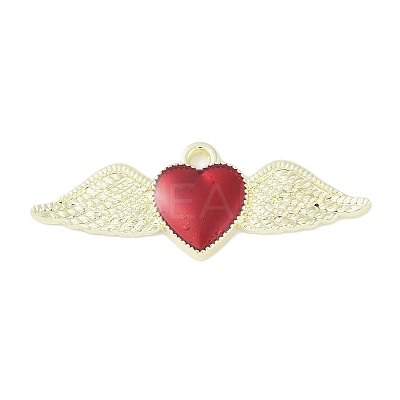 Rack Plating Alloy Enamel Pendants PALLOY-F018-33G-02-1