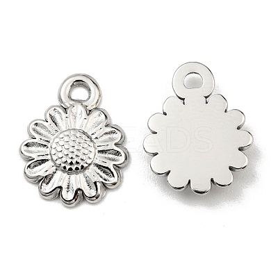 Non-Tarnish 304 Stainless Steel Charms STAS-R124-01P-1