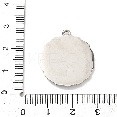 304 Stainless Steel Pendants STAS-G371-02P-01-1