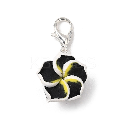 Handmade Polymer Clay Pendant Decorations HJEW-JM04001-1