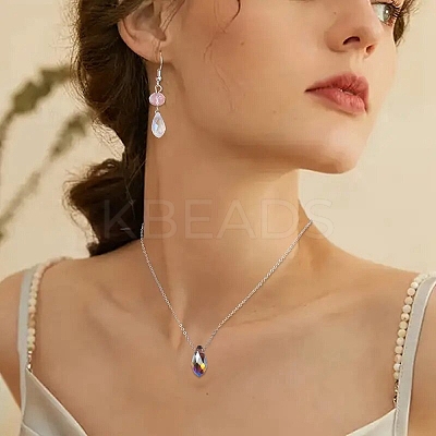 30Pcs 3 Colors Electroplate Glass Faceted Teardrop Beads EGLA-YW0001-86A-1