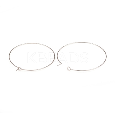 316L Surgical Stainless Steel Hoop Earring Findings STAS-G229-07P-02A-1