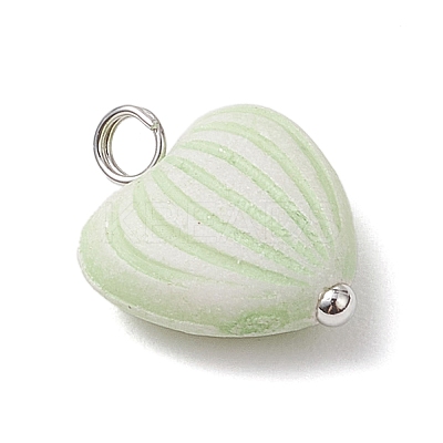 Craft Style Acrylic Pendants PALLOY-JF04253-02-1