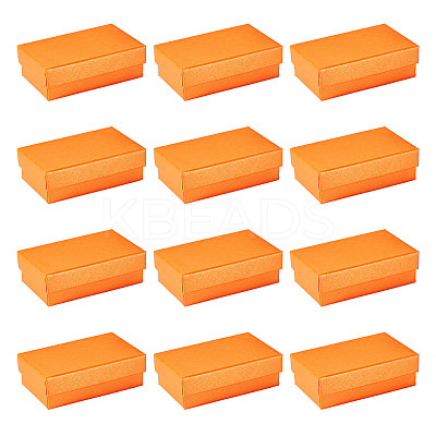 Rectangle Cardboard Paper Jewelry Box LS-CON-TAC0015-01G-1