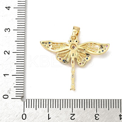Brass Micro Pave Cubic Zirconia Pendants LS-KK-F905-12G-02-1
