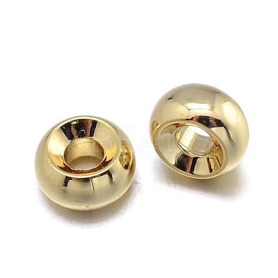 Rondelle Brass Spacer Beads KK-F0317-09-NR-1