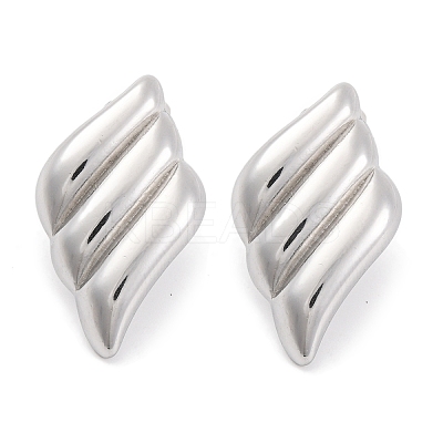 Non-Tarnish 304 Stainless Steel Earring EJEW-H013-06P-1