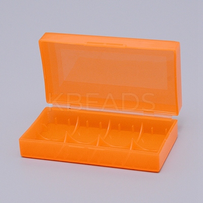 Plastic Battery Storage Box CON-WH0074-94E-1
