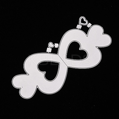 Heart Carbon Steel Cutting Dies Stencils DIY-A008-26-1