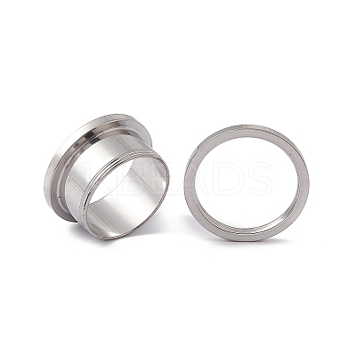 Non-Tarnish 304 Stainless Steel Ear Plugs Gauges EJEW-G317-01M-P-1
