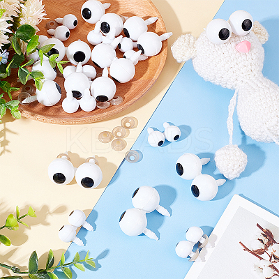 20Pcs Craft Resin Doll Safety Eyes DIY-AR0002-95-1
