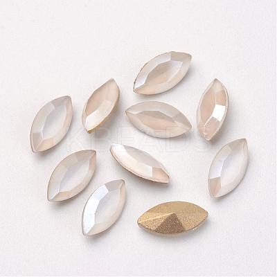 Nail Art Decoration K9 Glass Beads GLAA-N0022-5x10mm-01-1