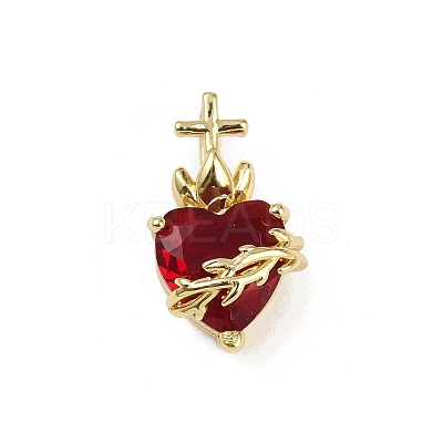 Brass Glass Pendants KK-R226-03G-01-1