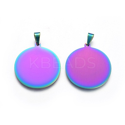 Ion Plating(IP) 304 Stainless Steel Pendants STAS-F211-17-1