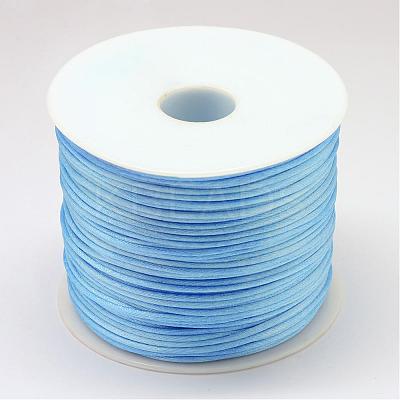 Nylon Satin Rattail Cords NWIR-R025-1.0mm-365-1