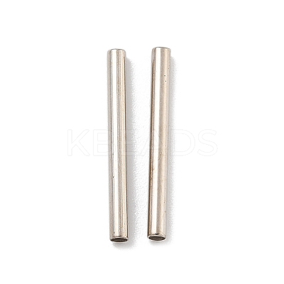 Brass Tube Beads KK-B120-03I-P-1