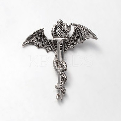 304 Stainless Steel Rhinestone Pendants STAS-M036-02AS-1