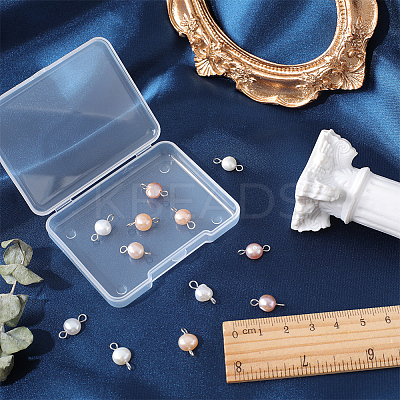 30Pcs Natural Freshwater Pearl Connector Charms FIND-SC0005-39-1