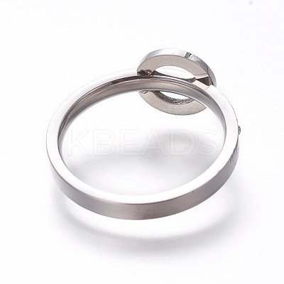 304 Stainless Steel Finger Rings RJEW-E158-07P-1