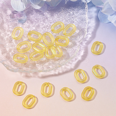 20Pcs Transparent Acrylic Quick Link Connectors OACR-TADJ0001-03K-1