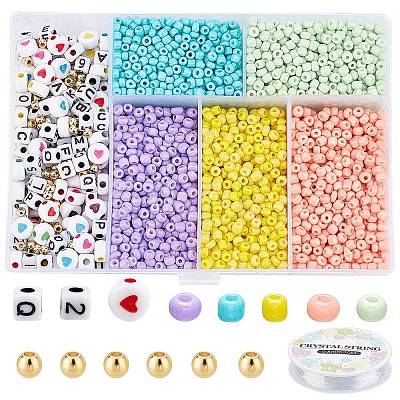 DIY Glass Seed Bracelet Making Kit DIY-PH0005-99-1