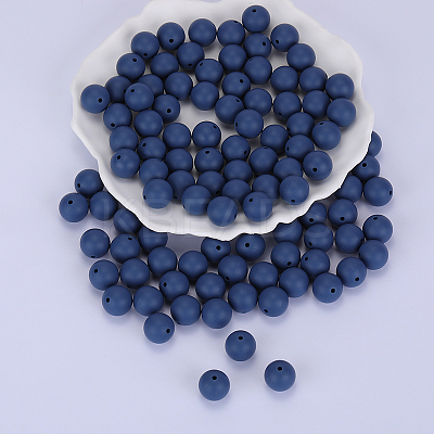 Round Silicone Focal Beads LS-SI-JX0046A-112-1