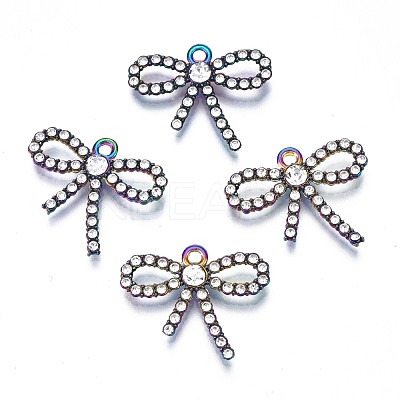 Rack Plating Rainbow Color Alloy Pendants PALLOY-N163-116A-1