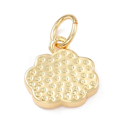 Real 18K Gold Plated Brass Charms KK-L206-007A-G-1