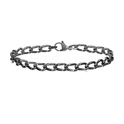 Stainless Steel Curb Chains Bracelets PW-WGE90C9-03-1