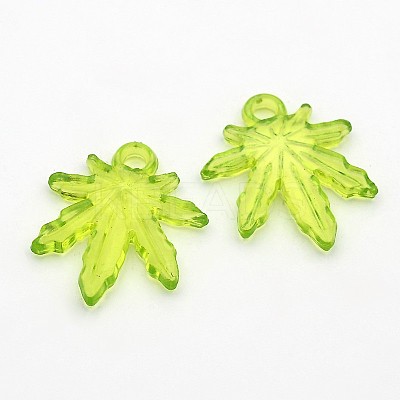Transparent Acrylic Pendants X-PL711Y-3-1