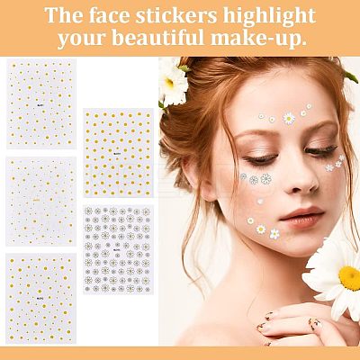 10 Sheets 5 Style PET Nail Art Stickers MRMJ-OC0003-08-1
