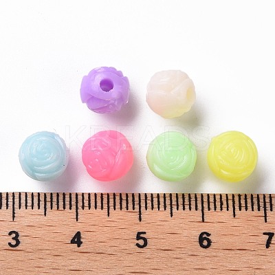 Opaque Polystyrene(PS) Plastic European Beads KY-I004-24A-1
